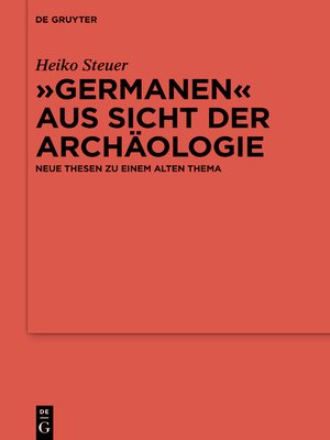 cover image of „Germanen" aus Sicht der Archäologie